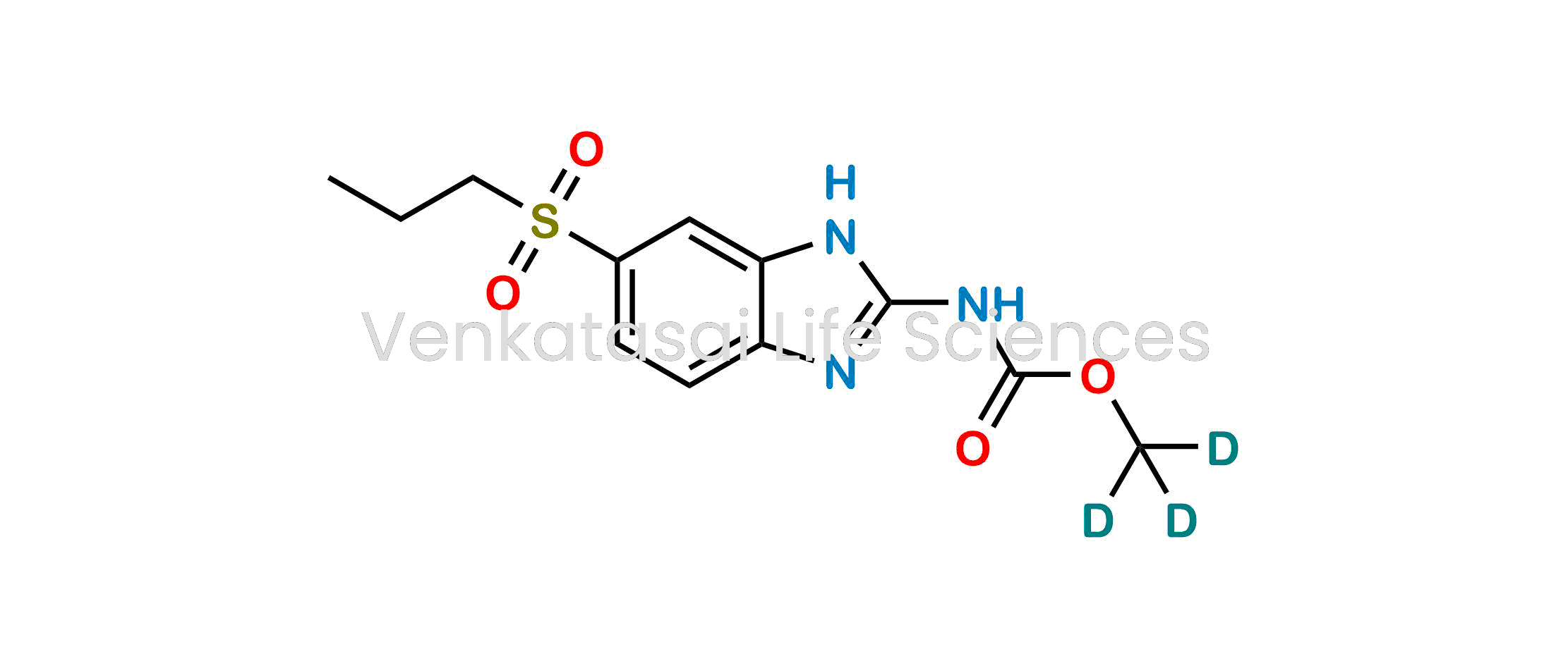 Methyl-d3 (6-(propylsulfonyl)-1H-benzo[d]imidazol-2-yl)carbamate