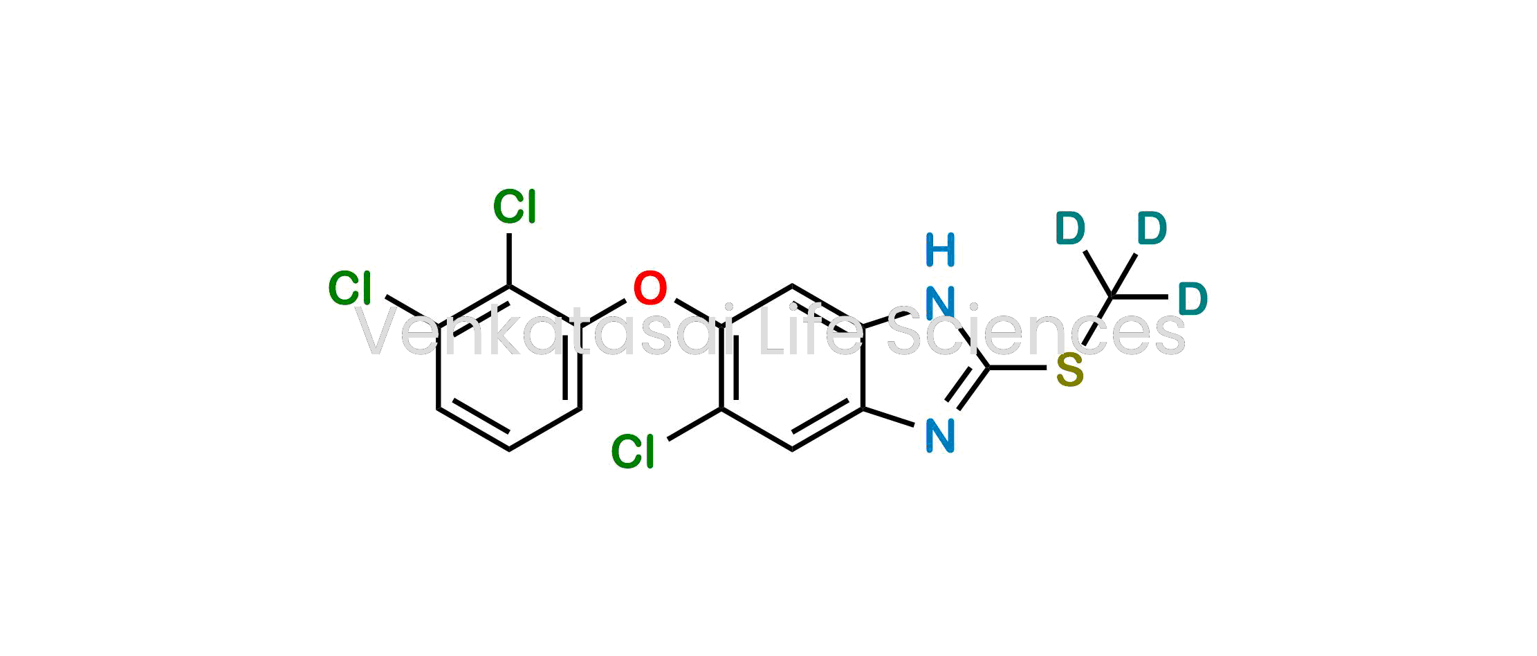 5-chloro-6-(2,3-dichlorophenoxy)-2-((methyl-d3)thio)-1H-benzo[d]imidazole