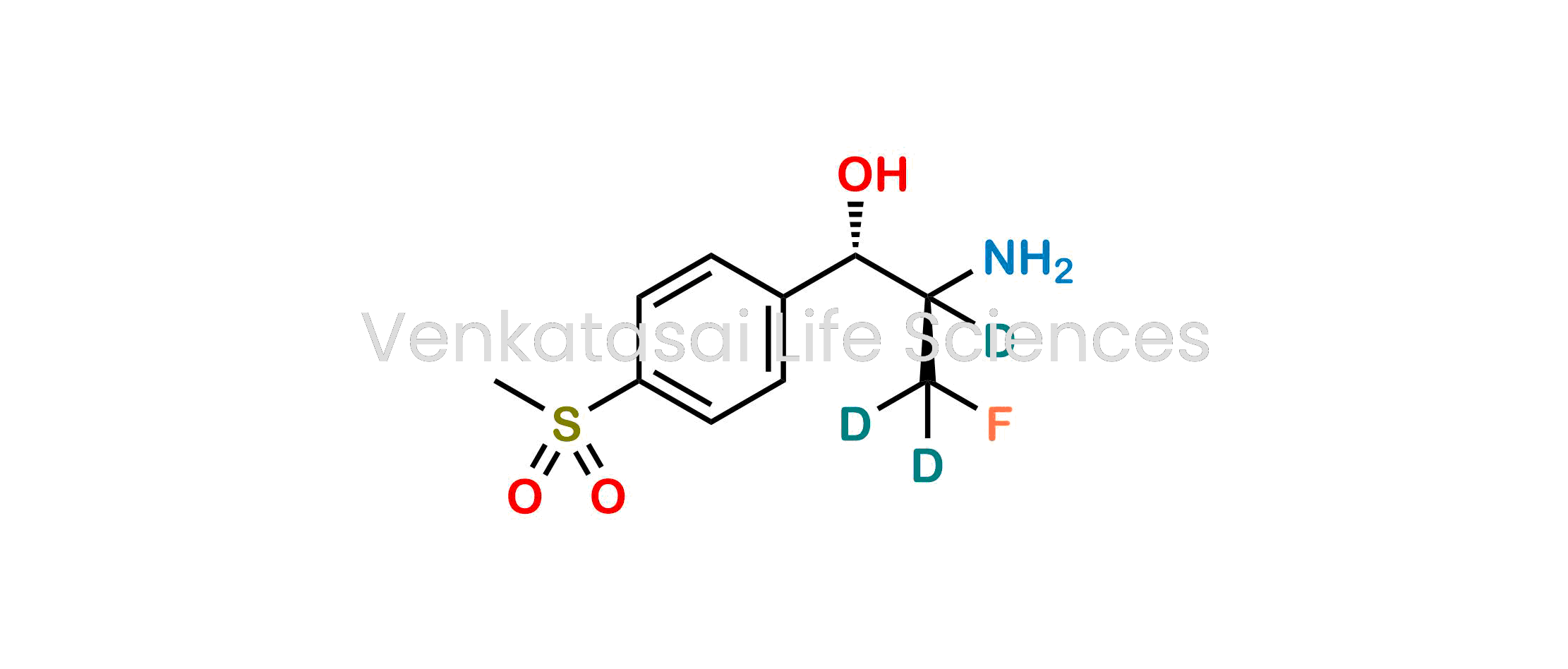(?S)-?-[(1R)-1-?mino-2-fluoroethyl]-4-(methylsulfonyl)benzenemethanol-d3