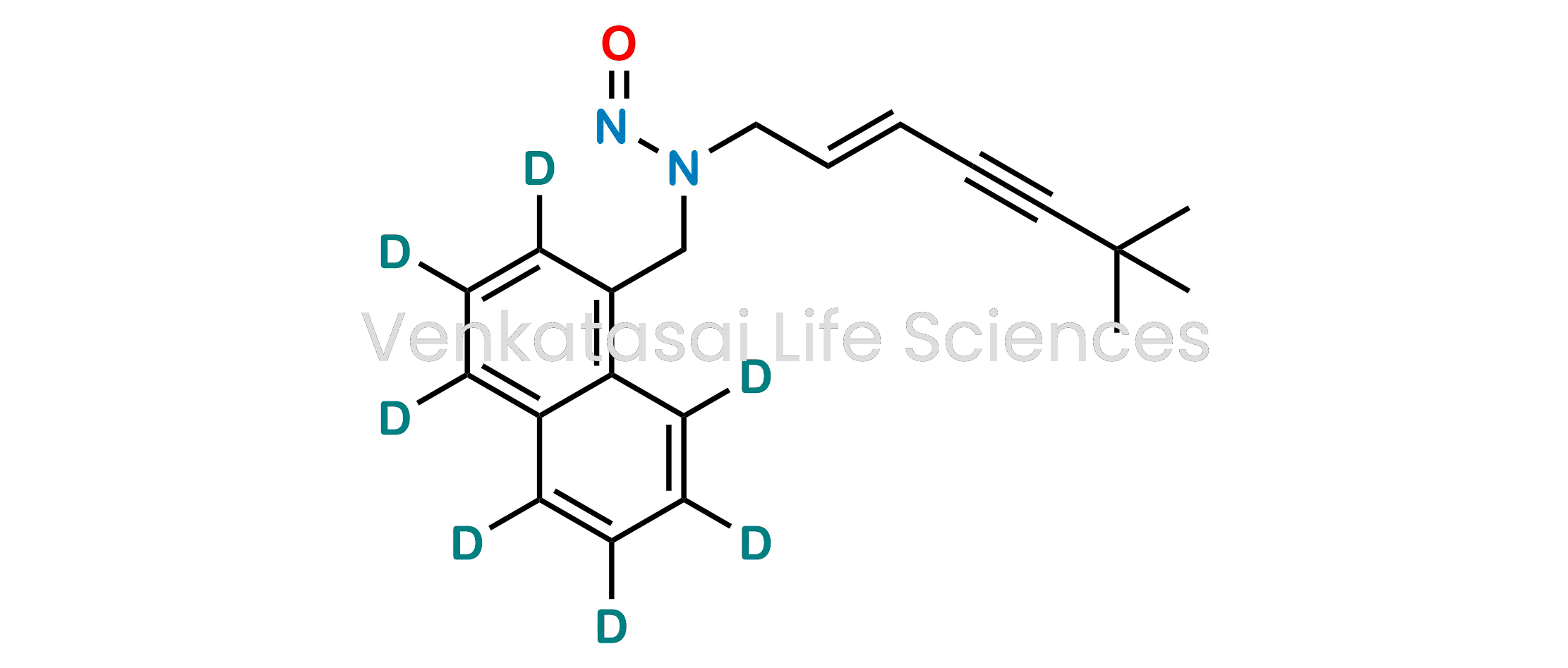 (E)-N-(6,6-Dimethylhept-2-en-4-yn-1-yl)-N-((naphthalen-1-yl-d7)methyl)nitrous amide