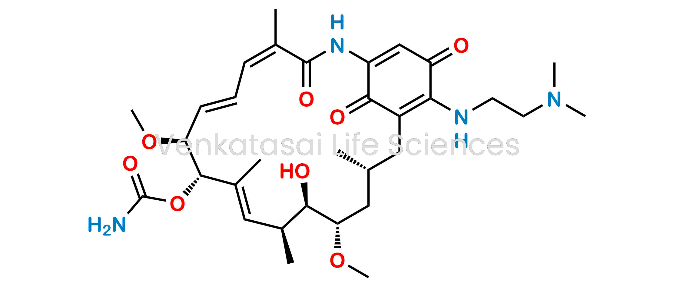 7-[2-(Dimethylamino)ethylamino]-17-desmethylgeldanamycin