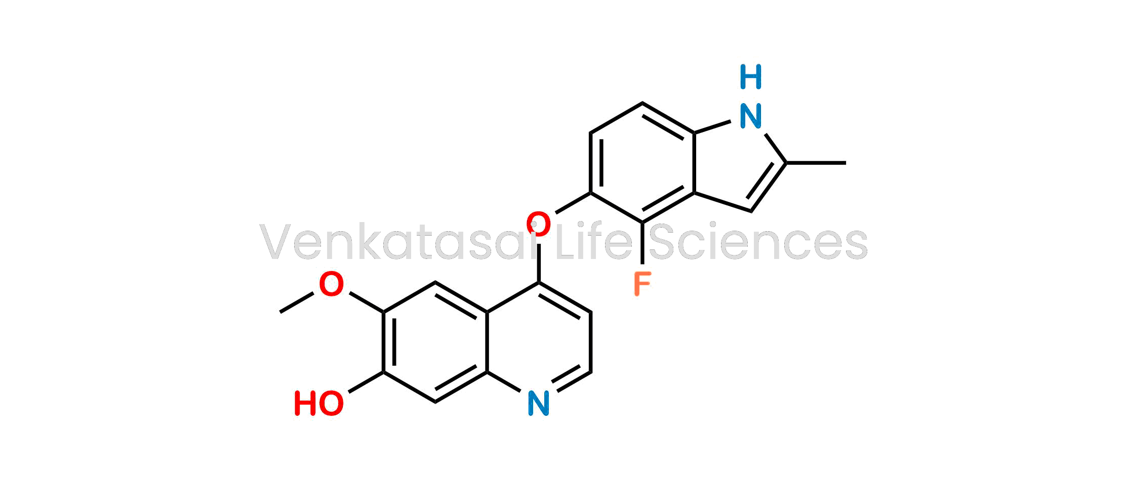 4-((4-Fluoro-2-methyl-1H-indol-5-yl)oxy)-6-methoxyquinolin-7-ol