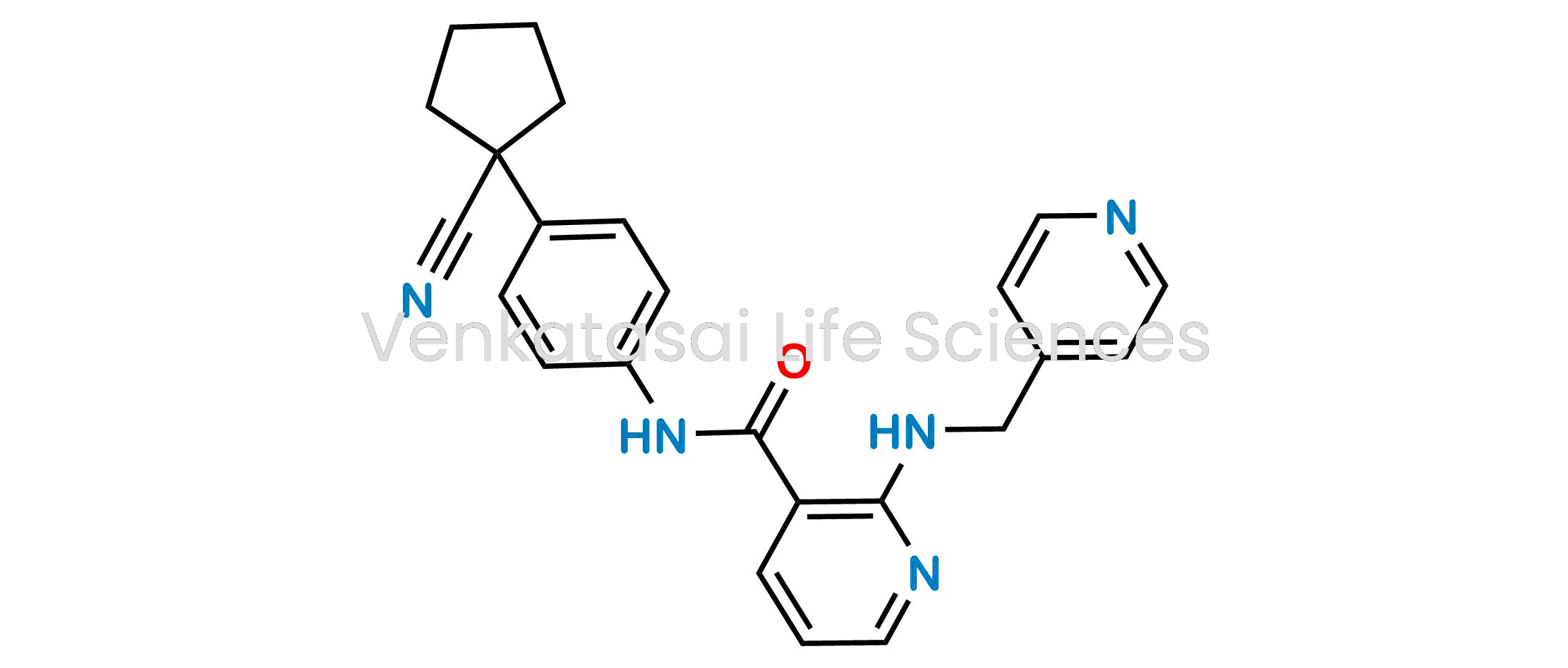 N-(4-(1-Cyanocyclopentyl)phenyl)-2-((pyridin-4-ylmethyl)amino)nicotinamide