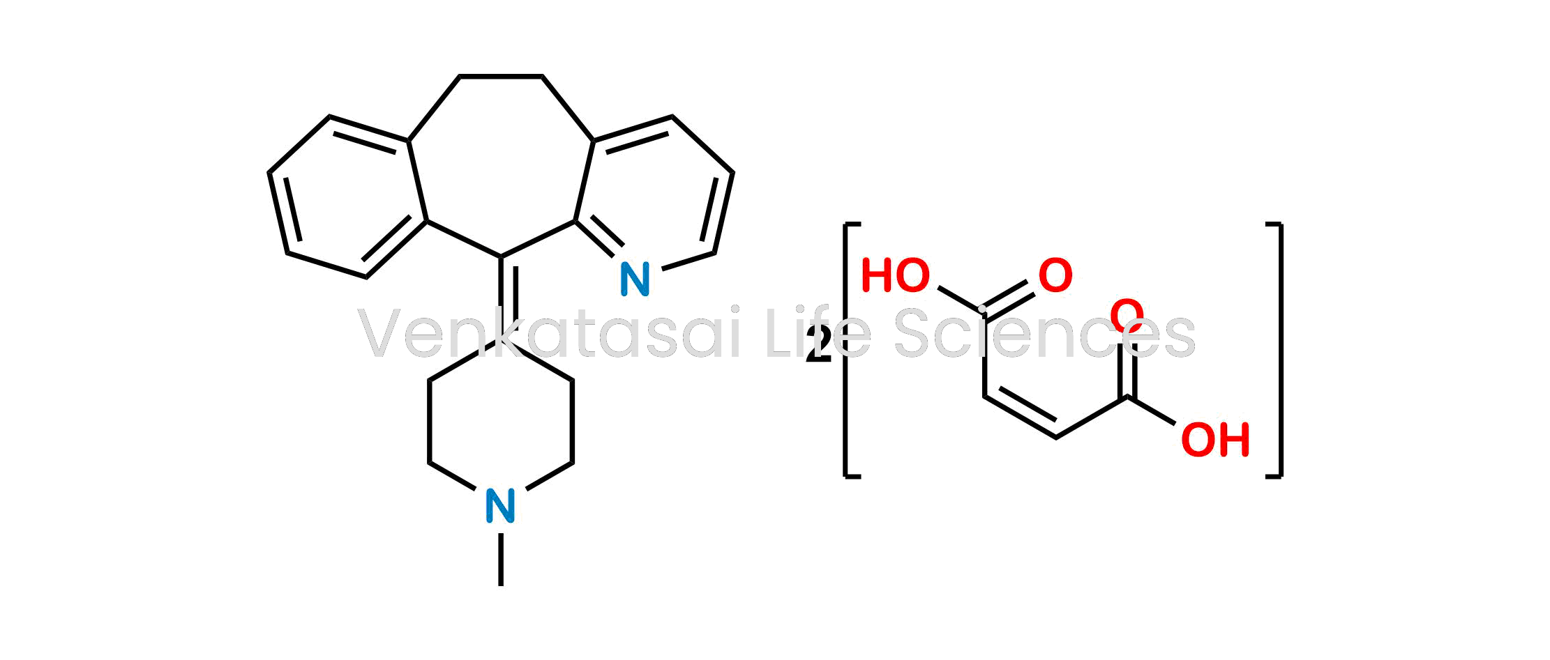 11-(1-Methylpiperidin-4-ylidene)-6,11-dihydro-5H-benzo[5,6]cyclohepta[1,2-b]pyridine dimaleate